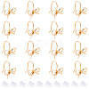 24Pcs Brass Stud Earring Findings KK-FH0002-35-1
