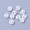 Nylon Tiny Button BUTT-WH0014-28K-1
