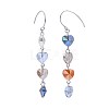 Electroplate Glass Dangle Earrings EJEW-JE03089-M-3