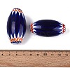 Handmade Millefiori Glass Barrel Beads LA-N002-35A-3