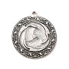 Tibetan Style Alloy Pendants PALLOY-B008-07AS-1