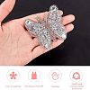 Butterfly Rhinestone Patches DIY-FG0001-36-3
