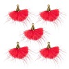 Faux Mink Fur Tassel Pendant Decorations FIND-YW0002-24C-1