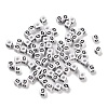 Opaque Acrylic Beads OACR-S076-01G-1
