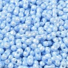 Opaque Colours Luster Glass Seed Beads SEED-B001-01A-07-3