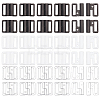 30Pcs 3 Colors Plastic Bikini Clips FIND-AR0006-50-1