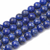 Natural Lapis Lazuli Beads Strands G-S333-6mm-013-1