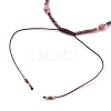 Adjustable Nylon Cord Braided Bead Bracelet BJEW-JB05683-4