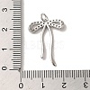 Brass Micro Pave Clear Cubic Zirconia Pendants KK-R155-01P-3