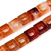 Natural Red Agate Beads Strands G-N342-102A-2