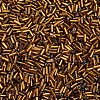 Plated Glass Bugle Beads SEED-S046-01A-41-3