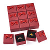 Square Cardboard Paper Ring Gift Storage Boxes CON-TAC0001-17G-2