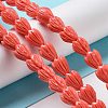 Synthetic Coral Beads Strands G-Q1007-01C-01-4