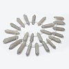 Electroplate Natural Crystal Quartz Pointed Beads Strands G-K180-G01-2