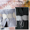 1Pc Imitation Leather Stretch Knot Waist Belts for Women AJEW-CL0002-91A-5
