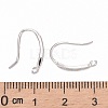 Rhodium Plated 925 Sterling Silver Earring Hooks STER-K168-096P-3
