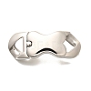 304 Stainless Steel Magnetic Clasps STAS-R140-16P-01-1