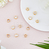 12Pcs 3 Style Brass Cubic Zirconia Multi-Strand Links KK-FH0005-09-3