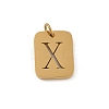 304 Stainless Steel Charms LS-STAS-R001-01G-X-1