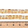 Electroplate Glass Beads Strands EGLA-R030-6x6mm-03-4