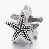 304 Stainless Steel European Beads X-STAS-F150-076AS-1