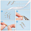 30Pcs Brass Stud Earring Findings and 30Pcs Earring Backs Sets KK-AR0001-91G-NR-5
