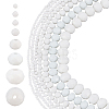 7 Strands 7 Styles  Opaque Solid Color Glass Beads Strands EGLA-GO0001-02B-1