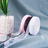Breast Cancer Pink Awareness Ribbon Making Materials Sheer Organza Ribbon RS20mmY043-7