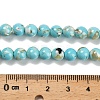 Assembled Synthetic Stone and Trochus Shell Beads Strands G-B128-08B-06-4
