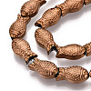 Electroplate Glass Beads Strands EGLA-T025-03F-3