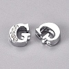 Alloy Slide Charms LS-PALLOY-WH0066-21G-1