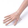 Adjustable Brass Slider Bracelets BJEW-JB05182-5