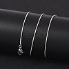 Non-Tarnish 304 Stainless Steel Snake Chain Necklaces X-NJEW-F196-14P-4