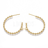 Brass Stud Earring Findings KK-T038-225G-1