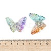 Transparent UV Plating Acrylic Beads PACR-D288-20-3