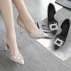 WADORN 4Pcs 2 Style Alloy Crystal Rhinestone Shoe Decorations FIND-WR0011-29B-5