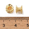 Brass Bead Caps KK-C072-04C-LG-2