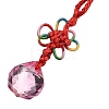 Glass Round Ball Hanging Ornaments HJEW-Z006-01C-2