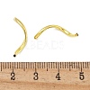 Brass Twist Tube Beads KK-B120-02A-G-3