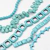 Synthetic Turquoise Beads Strands G-D839-03-6