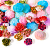 54Pcs 9 Styles Opaque Resin Beads RESI-TA0003-10-3
