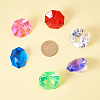   Acrylic Diamond Gems Pointed Back Cabochons GACR-PH0003-01-3