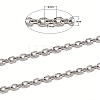 Tarnish Resistant 304 Stainless Steel Cable Chains CHS-K002-33-3