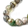 Natural Green Cherry Blossom Agate Beads Strands G-NH0061-A01-10mm-4