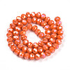 Electroplate Glass Beads Strands LS-EGLA-A034-P8mm-B29-3