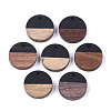 Resin & Walnut Wood Pendants RESI-S358-02E-08-1