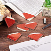 Glitter Imitation Leather Book Corner Protectors AJEW-TAC0038-03B-7