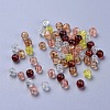 Baking Paint Crackle Glass Beads DGLA-X0006-4mm-12-2