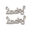 Non-Tarnish 304 Stainless Steel Pendants STAS-F284-11P-2