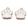Alloy Enamel Pendants X-ENAM-T016-22LG-B-RS-2
